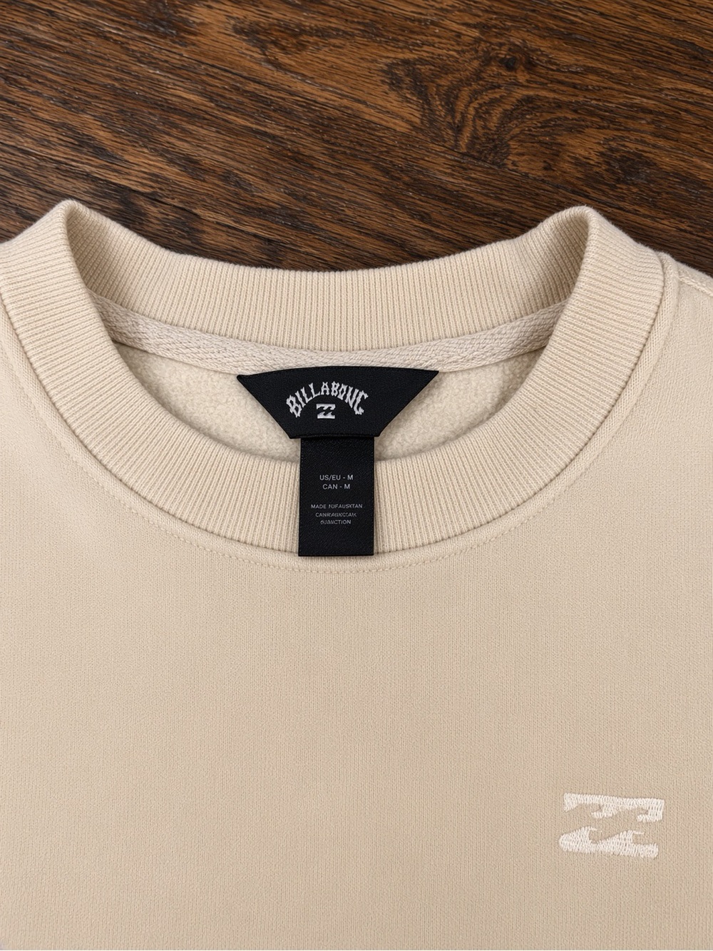Billabong Cream Crewneck Sweatshirt